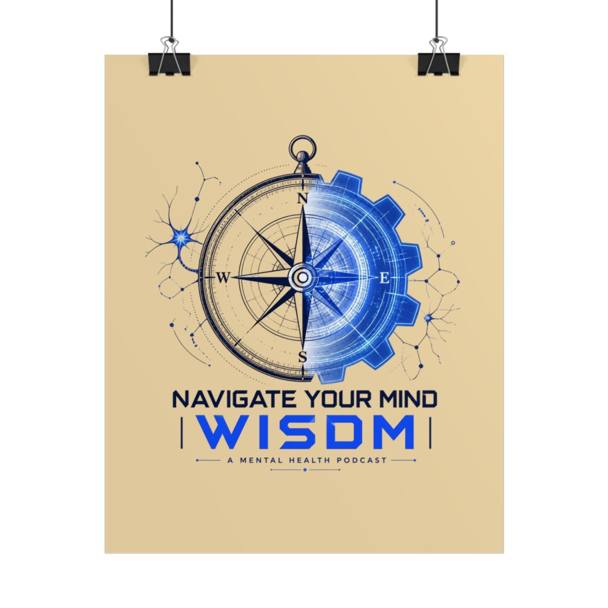 Wisdm "Navigate Your Mind | WISDM" Poster